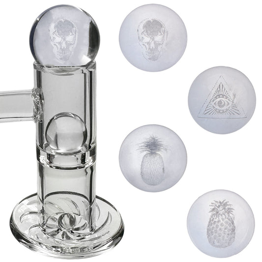 3-Piece 3D Laser-Engraved Terp Slurp Set - Assorted Designs [TSV-S23]