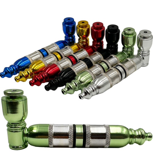 5" Metal Hand Pipe - Assorted Colors [HP-M-4006E]