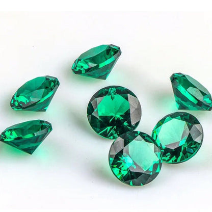6mm or 10mm Diamond Cut Emerald Terp Pearl Jewels - 6 Ct [QTP-6JE] or 3 Ct [QTP-10JE]