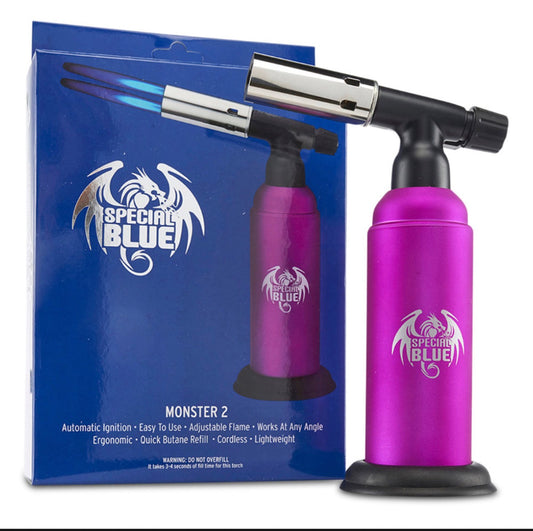 Special Blue Monster Pro Dual-Flame Torch - Assorted Colors [T-SB-MONSTER]