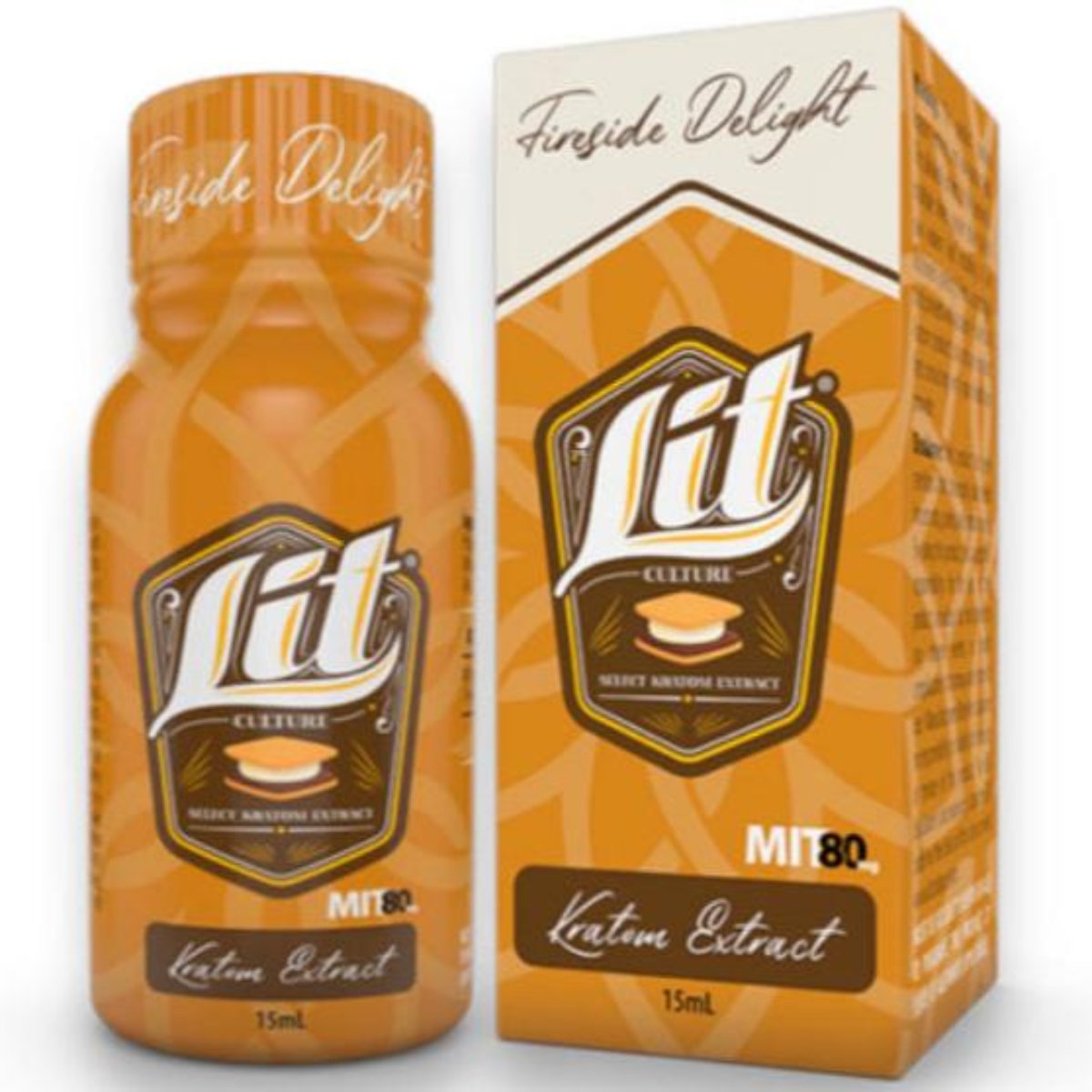 Lit Culture Fireside Delight (Smores) Kratom Extract – 15ml Shot [K-LIT-SM]