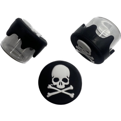 6ml Silicone & Glass Container - Halloween Design #1 [SC-1UC-HALLOWEEN_1]