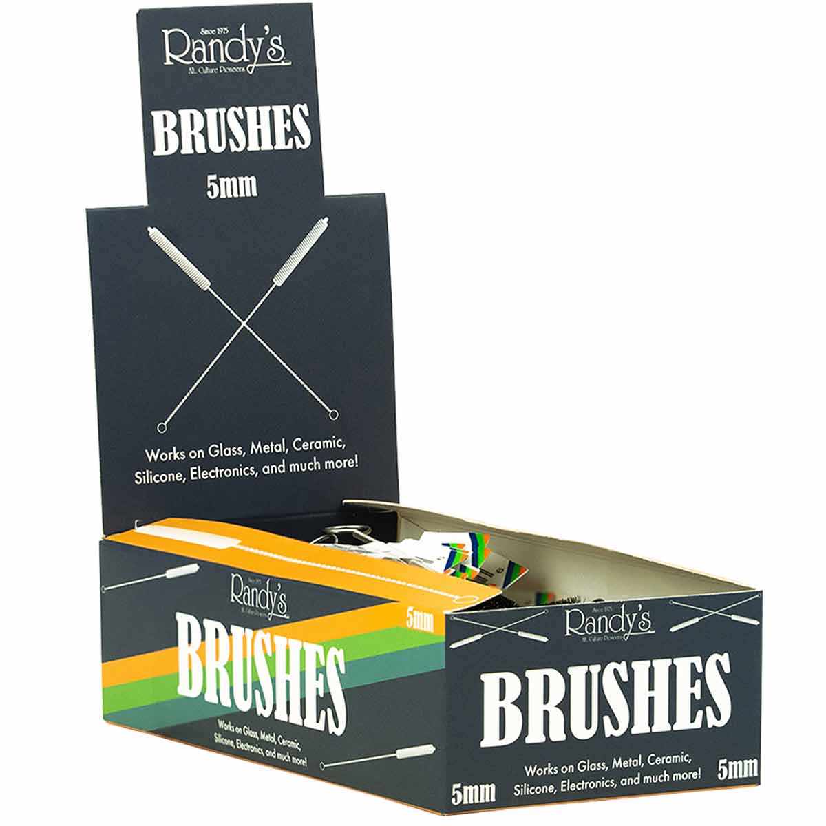 Randy's 5mm or 8mm Brushes - Individually Labelled - Display of 48 [R-B-48]