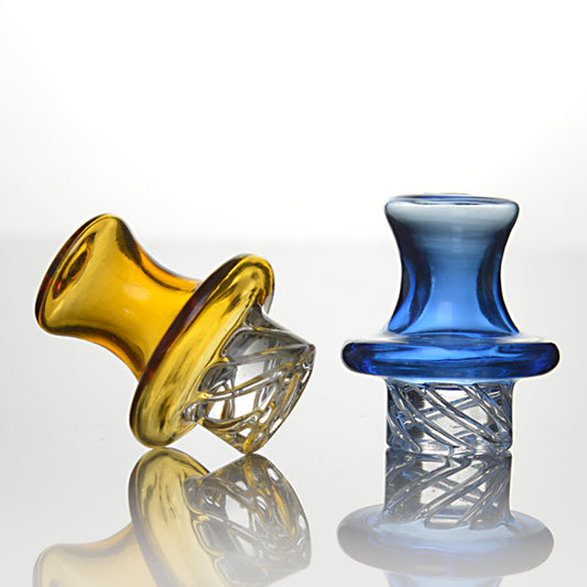 30mm Cyclone Riptide Turbine Spinner Carb Cap - Assorted Colors [CC-G-12C]