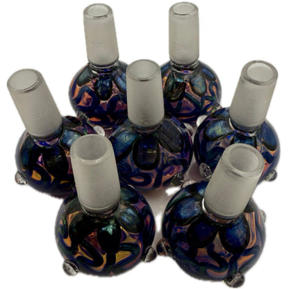 14mm Thick Premium Quality Fumed Glass Bowls - Style #1 [GB-48A]