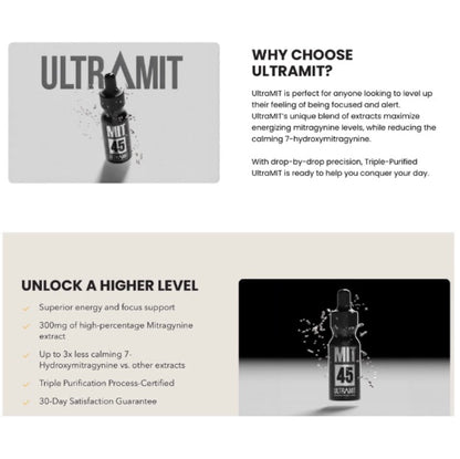MIT45 UltraMit - CRAZY LOW PRICE - 15ml Bottle w/ 8 Servings - Expires Oct 2026 [K-MIT-ULTRA_420 DEAL]
