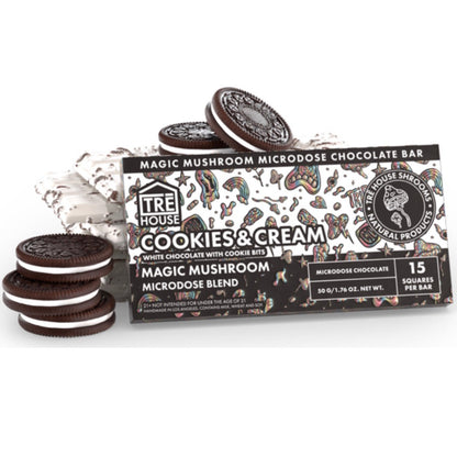 TRE’ House Extra Strength Magic Mushroom Chocolate Bars - Now 5 Flavors [C-TH-C]