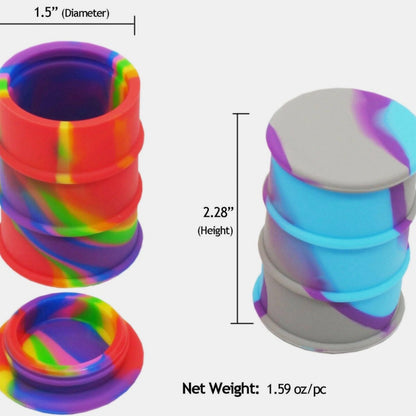 26ml Barrel Silicone Container - Assorted Colors [C-S-5]