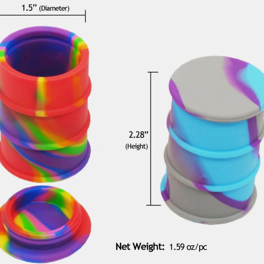 26ml Barrel Silicone Container - Assorted Colors [C-S-5]