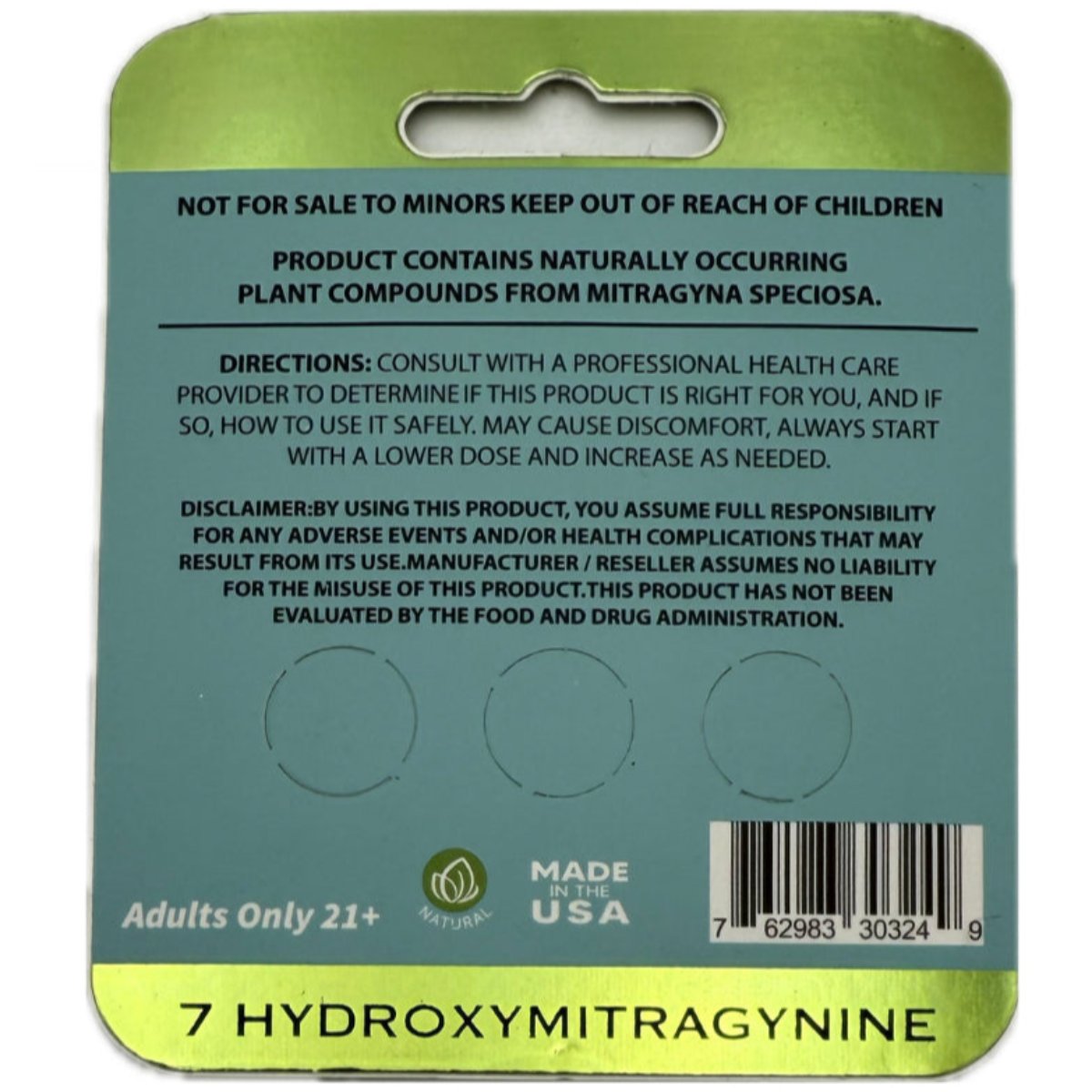 SUPER 7-OH - Below Wholesale – 3 Ct. 20mg Tab’s [K-S7-3C]