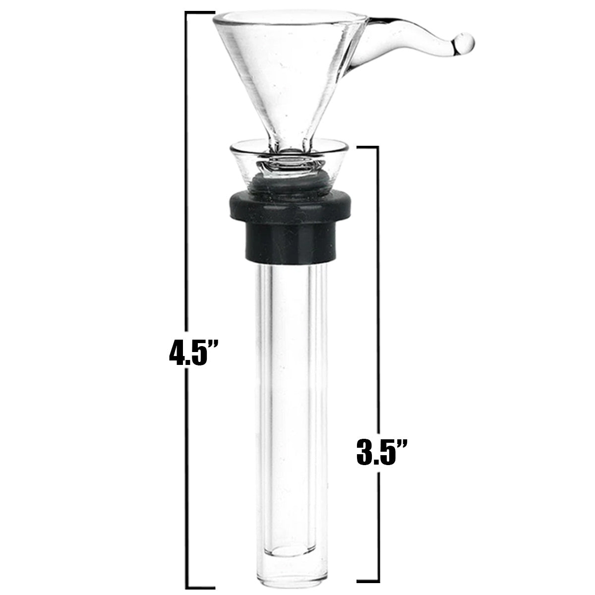 9mm Slides w/ Large Clear Handle & Downstem- Now In 3 Sizes! [GB-9MMS-1]