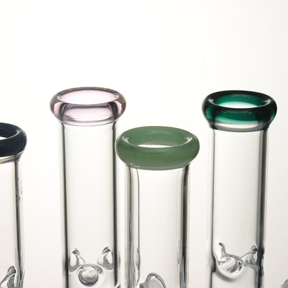 12" Straight Tube - Top Quality w/ Accessory Pack - Assorted Colors [WP-G-222B]