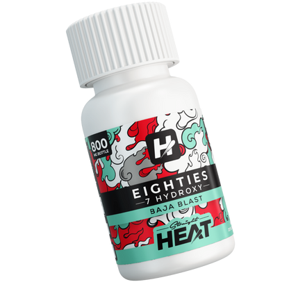 Straight HEAT EIGHTIES 7-OH - 80mg Tabs - 3 Ct & 10 Ct - 3 NEW Flavors! [K-H8-3C]