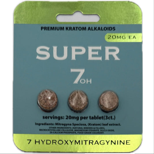 SUPER 7-OH - Below Wholesale – 3 Ct. 20mg Tab’s [K-S7-3C]