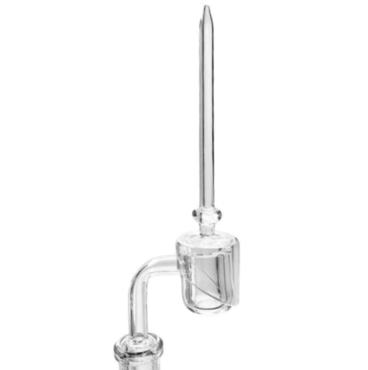 4.5" Quartz Dual-Use Dab Tool & Carb Cap - Style A [CC-G-13A]