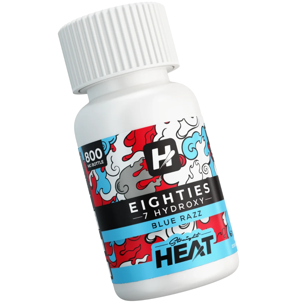 Straight HEAT EIGHTIES 7-OH - 80mg Tabs - 3 Ct & NEW 10 Ct - 5 Flavors [K-H8-3C]