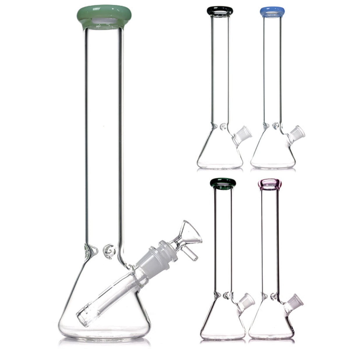 12” Top Quality Beaker w/ Accessory Pack - Assorted Colors [WP-G-224B]