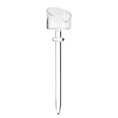 4.5" Quartz Dual-Use Dab Tool & Carb Cap - Style A [CC-G-13A]