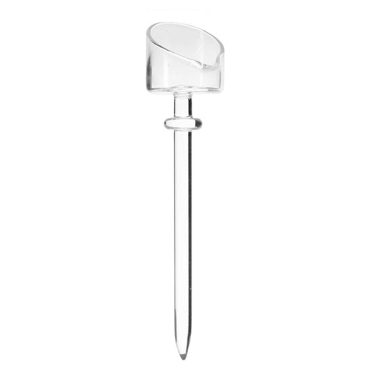 4.5" Quartz Dual-Use Dab Tool & Carb Cap - Style A [CC-G-13A]