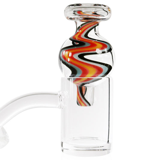 27mm Wig Wag Bubble Style Carb Cap - Assorted Colors [CC-G-29]
