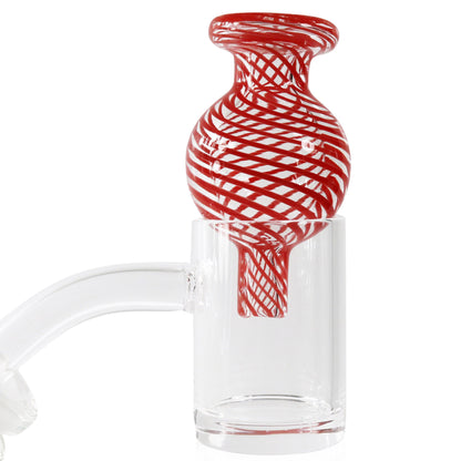 28mm Bubble Style Spun Carb Cap - Assorted Colors [CC-G-30]
