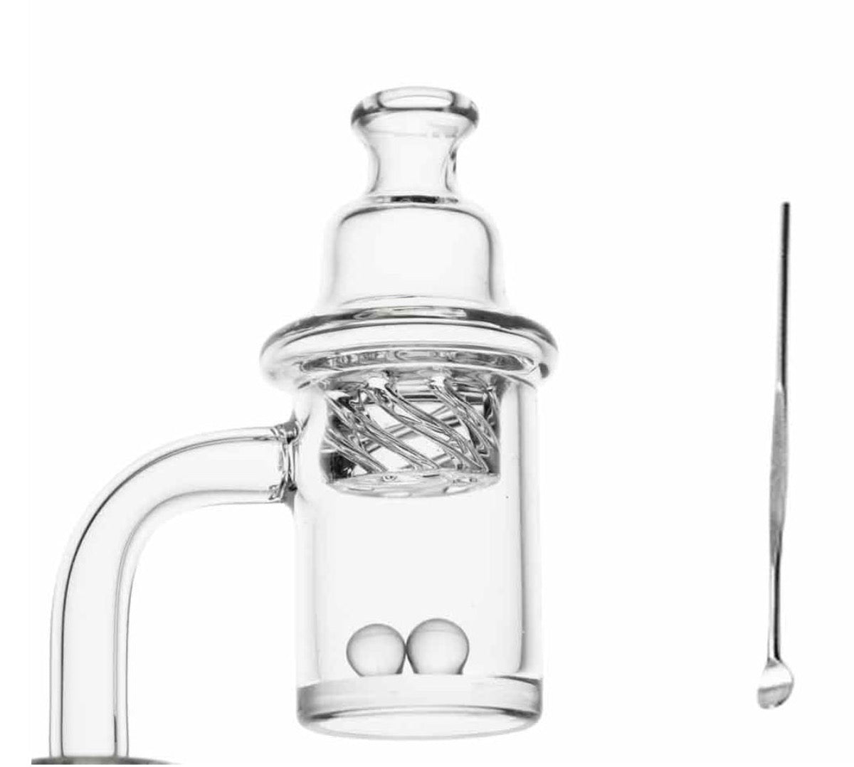 7" Banger Hanger w/ Mushroom Designs & Disc Perc & Terp Pearl Set [WP-G-245A]