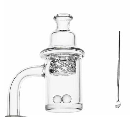 7" Banger Hanger w/ Mushroom Designs & Disc Perc & Terp Pearl Set [WP-G-245A]