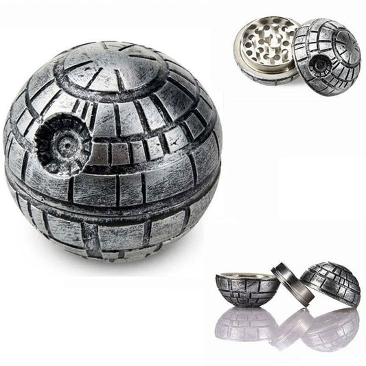 3-Piece Space Ball Grinder - 52mm - Silver [GR-24]