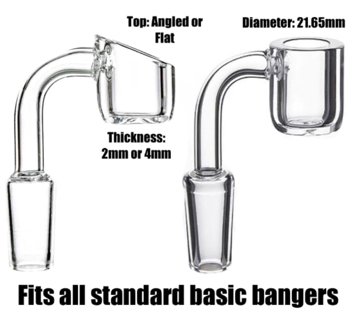 4” Quartz Dual-Use Dab Tool & Carb Cap - Style B [CC-G-13B]