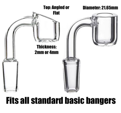 4” Quartz Dual-Use Dab Tool & Carb Cap - Style B [CC-G-13B]