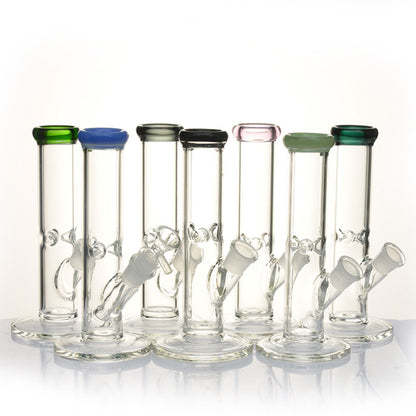 8" Straight Tube - Top Quality - 9 Vibrant Colors [WP-G-222A]