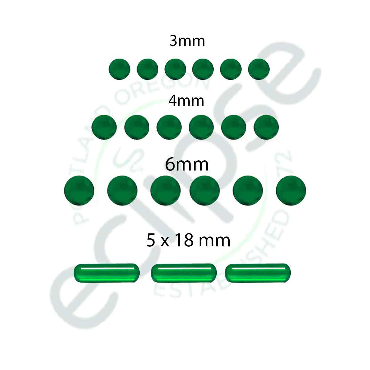 Lab Grown Emerald Terp Pearls & Pills (4 Sizes) [QTP-E]