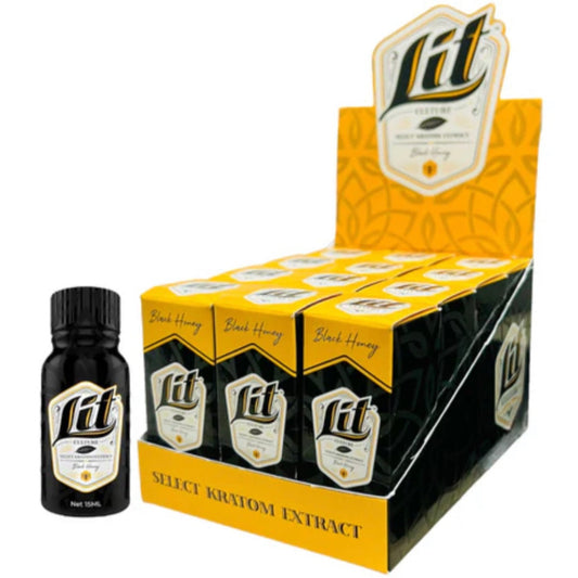 Lit Culture Black Honey Kratom Extract – 15ml Shot [K-LIT-BH]