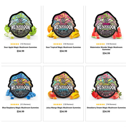TRE’ House Extra Strength Magic Mushroom Gummies - THC Free - Now Available In All 8 Flavors! [C-TH-G]