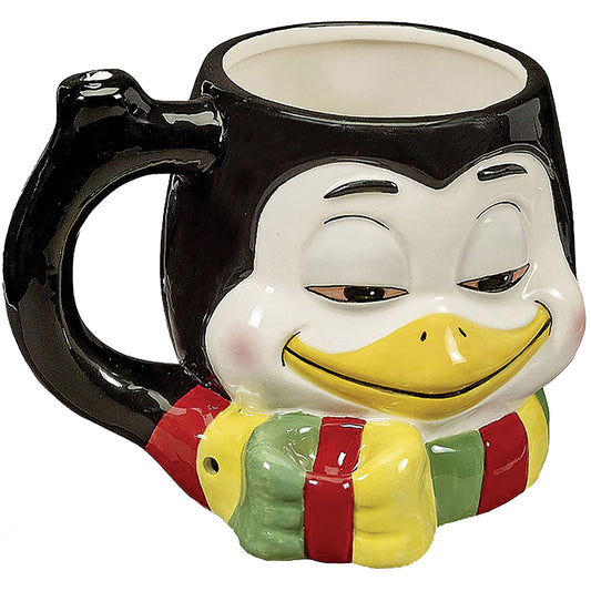 Roast & Toast Ceramic Coffee Mug & Pipe w/ Gift Box - Stoned Penguin [CM-C-FC-64]