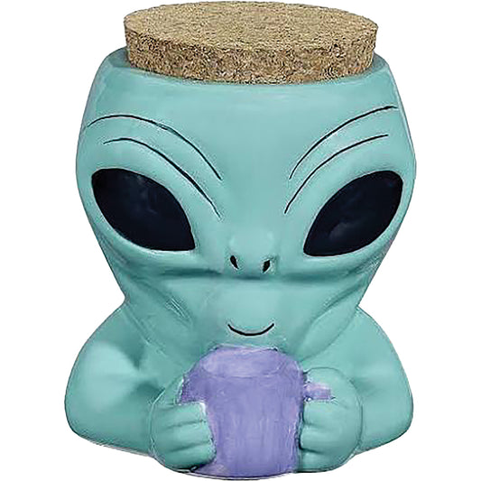 Roast & Toast Ceramic Stash Jar w/ Gift Box - Alien Stash [SJ-C-FC-4]