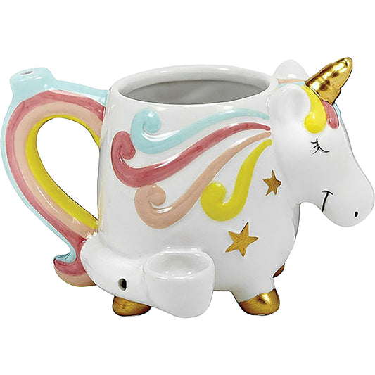 Roast & Toast Ceramic Coffee Mug & Pipe w/ Gift Box - Unicorn [CM-C-FC-66]