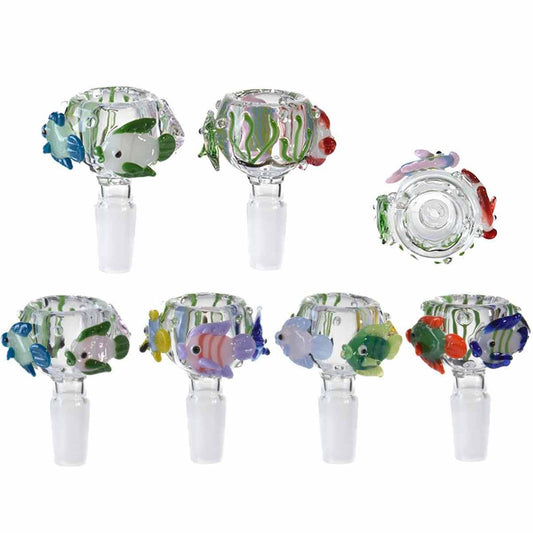 14mm Glass Aquarium Bowl - Assorted Colors [GB-61]