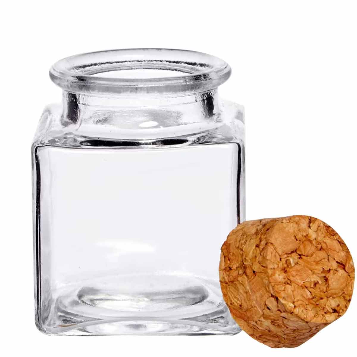 2oz Glass Stash Jar w/ Large Cork - [C-G-2-JAR]