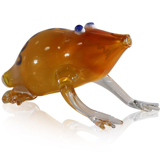 4.25" Glass Creature Hand Pipe - Made In The USA! [HP-G-76]