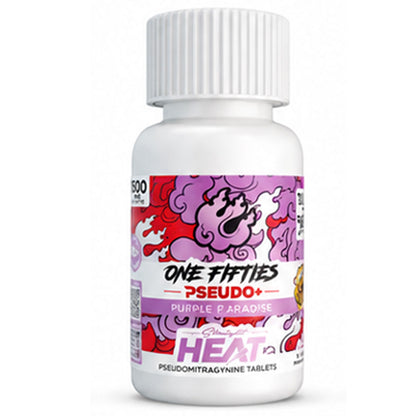 Straight HEAT PSEUDO - 4Ct & NEW 10Ct 150mg Tabs - 5 Flavors [K-H150-P-4C]