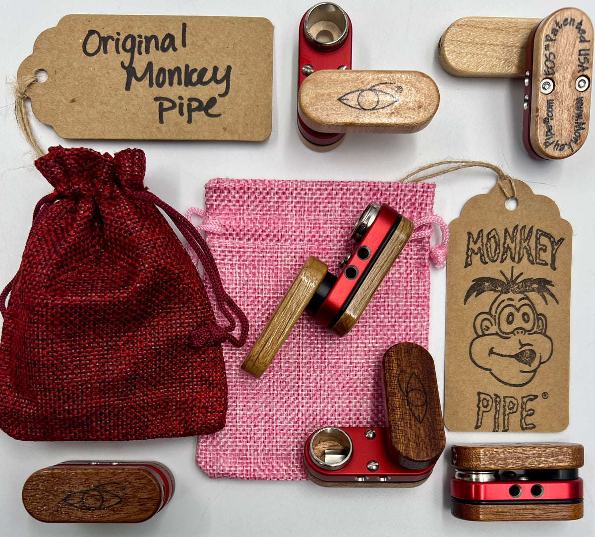 Monkey Pipe Classic (Assorted Colors) | Eclipse Oregon