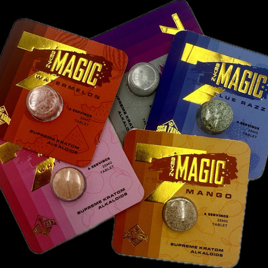 7 Magic 7-OH -1 Ct., 3 Ct. Or New 10 Ct Extra Strong 25mg Tab’s - 5 Varieties [K-7M]