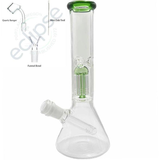 10” Beaker w/ Tree Perc - Assorted Colors [WP-G-280]