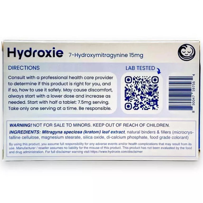Hydroxie's 7-OH Instant Release  – 2, 5 or 10 x 15mg Tab’s [K-H7-Blue]