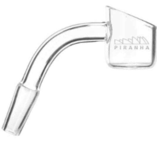 2mm Thick Angled Top Piranha Brand Quartz Banger - 10M or 14F 45° [QB-2P]