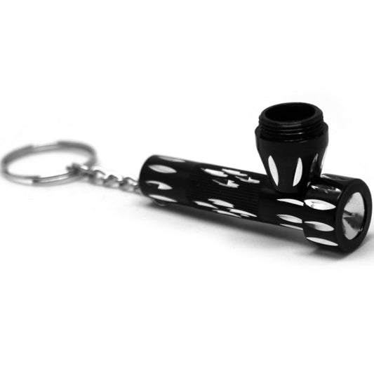 3.5" Flashlight Keychain Pipe - Assorted Colors [HP-M-KEY-7]
