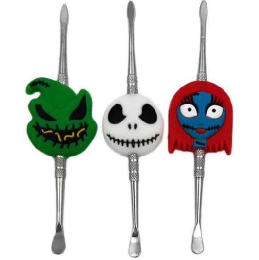4.75" Dab Tool w/ Silicone Halloween Characters [DAB-27-HALLOWEEN]