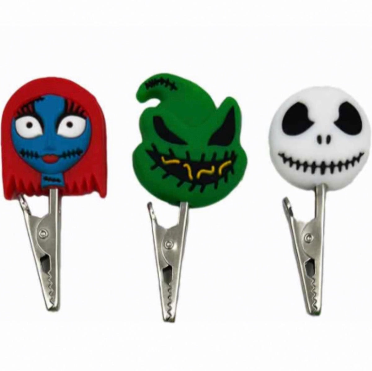3" Metal Clip with Silicone Halloween Characters - Assortment [CLIP-2-HALLOWEEN]