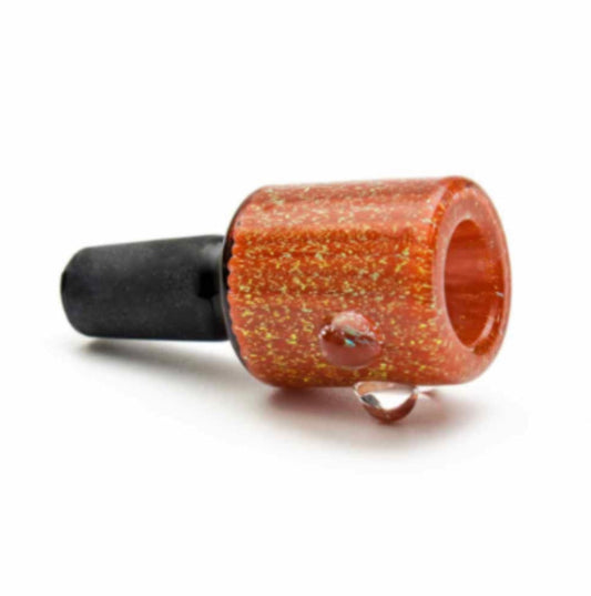 14mm Glass Bowl w/ Iridescent Accents - Halloween Colors [GB-34-HALLOWEEN]